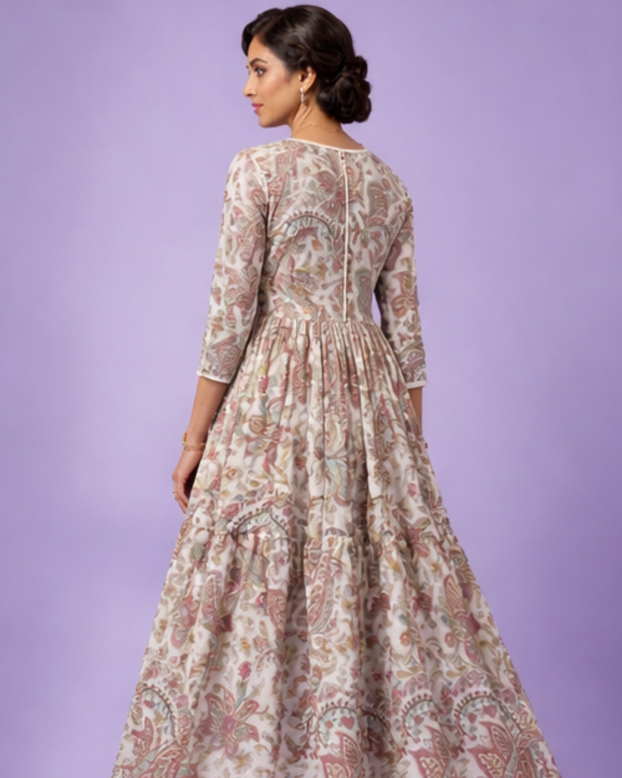 Printed Long Frock